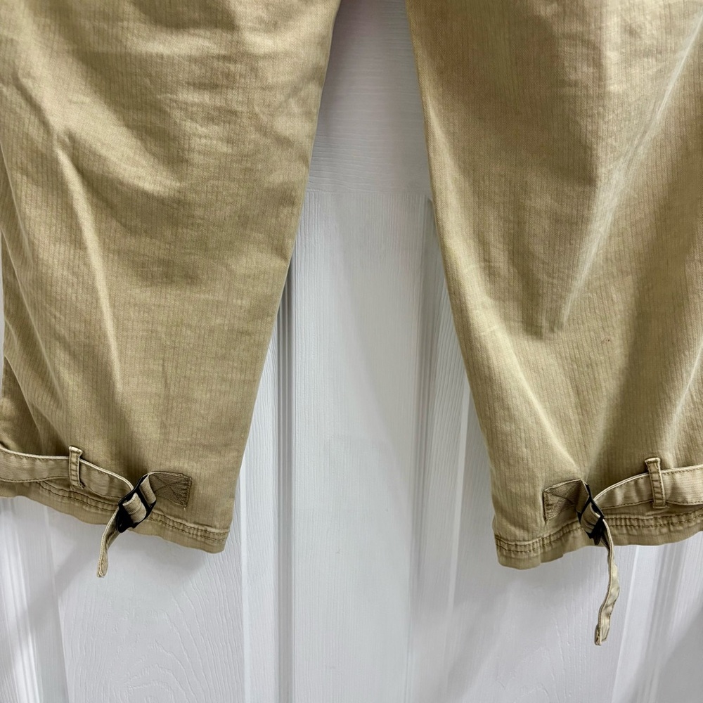 We The Free People Can't Compare Slouch Pant Cargo Small NWT Beige Tan Boho - Picture 9 of 10